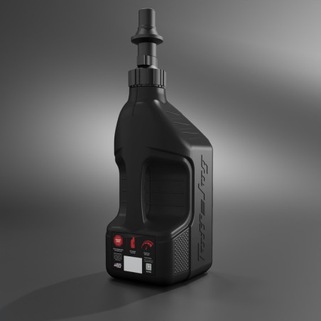 Garrafa de gasolina TUFF JUG negro con tapón Ripper G3 - 2,5G/10L