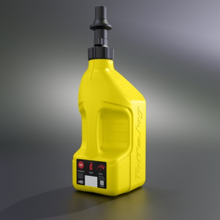 Garrafa de gasolina TUFF JUG amarillo con tapón Ripper G3 - 2,5G/10L