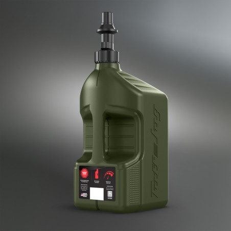 Garrafa de gasolina TUFF JUG verde bosque con tapón Ripper G3 - 5G/20L