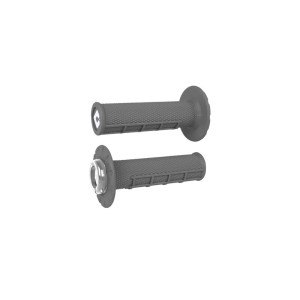 Puños ODI ATV v2.1 Lock-On medio gofrados - Gris / Grafito