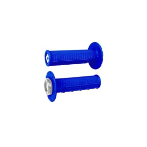 Puños ODI ATV v2.1 Lock-On medio gofrados - Azul / Negro