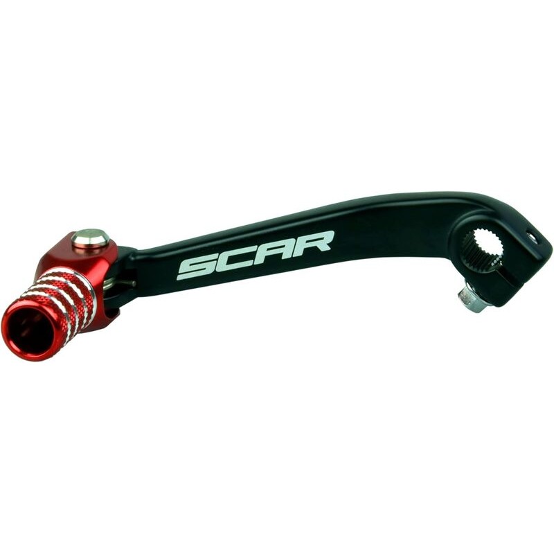 Pedal de cambio SCAR - Negro / Puntera roja