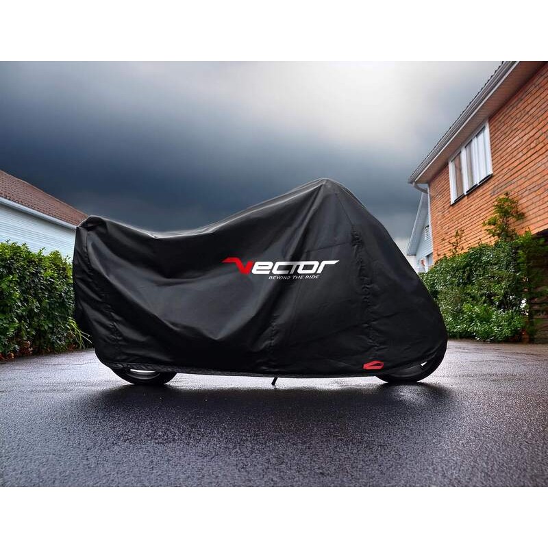 Funda cubremoto para exterior VECTOR H2O - Moto / Scooter - Negro - XL