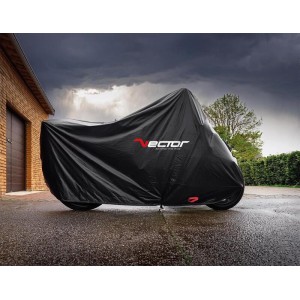 Funda cubremoto para exterior VECTOR Cotton - Moto / Scooter con ba...