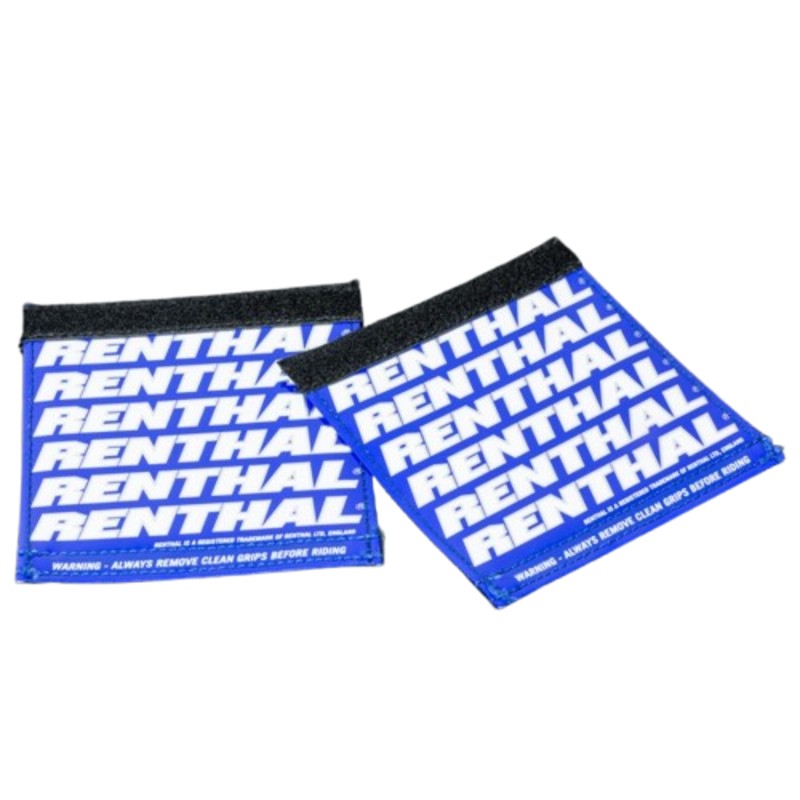 Protectores RENTHAL Clean Grips - azul/blanco