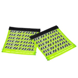 Protectores RENTHAL Clean Grips - verde/negro