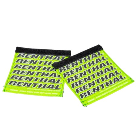 Protectores RENTHAL Clean Grips - verde/negro