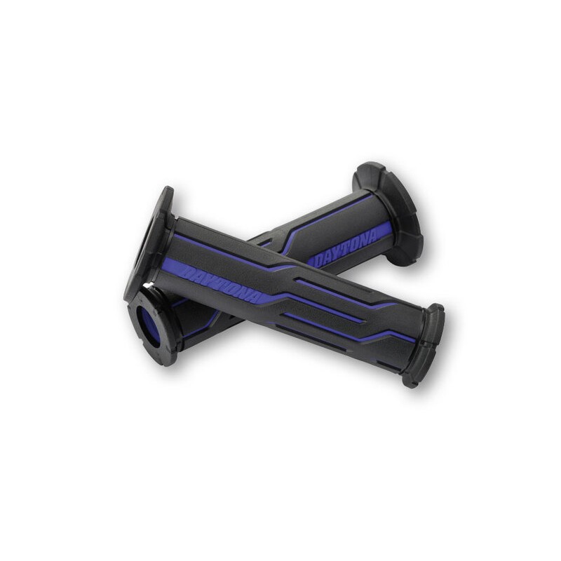 DAYTONA Grips GGD-LINE, Blue, 7/8, Open End