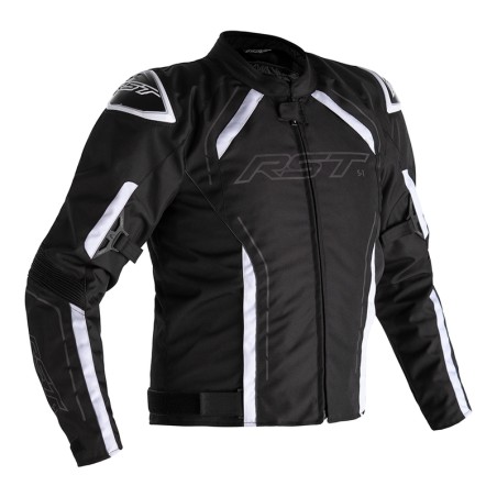 Chaqueta (Textil) RST S-1 Negro/Negro/Blanco, 58 EU/Talla 2XL
