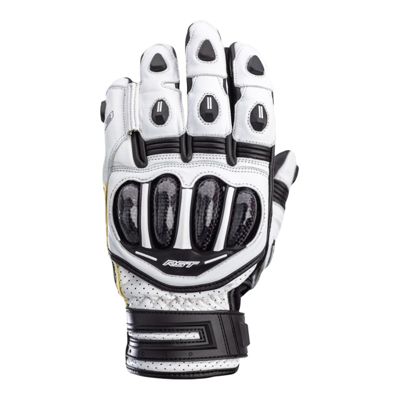 Guantes cortos RST TracTech Evo 4 - Blanco / Negro