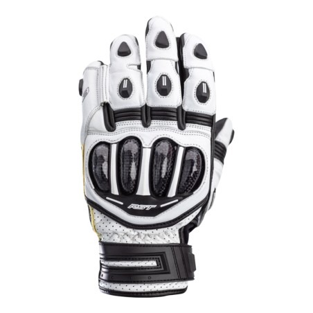 Guantes cortos RST TracTech Evo 4 - Blanco / Negro