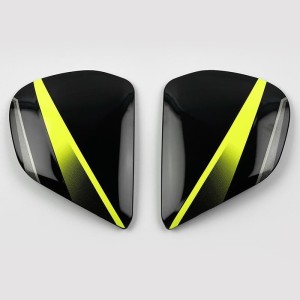 Cubiertas laterales ARAI SPINE Amarillo Flúor (Compatible sistema V...