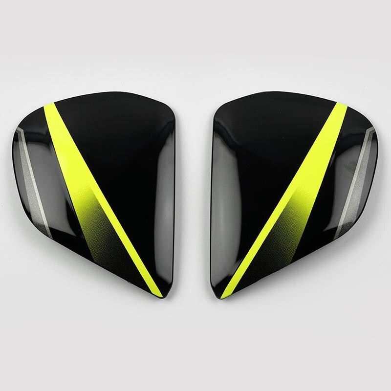 Cubiertas laterales ARAI SPINE Amarillo Flúor (Compatible sistema V...