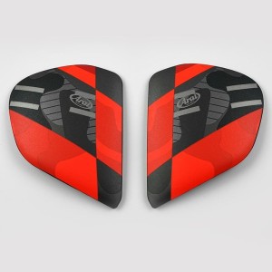 Cubiertas laterales ARAI PATCH Rojo (Compatible sistema VAS-V)
