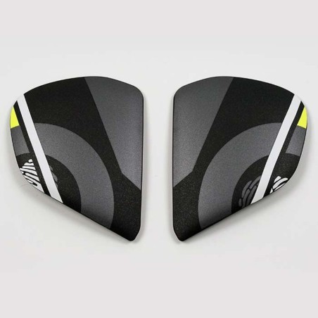 Cubiertas laterales ARAI GENE Amarillo Flúor (Compatible sistema VA...