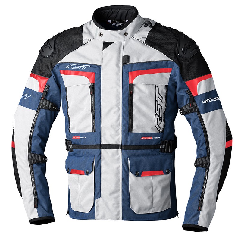 Chaqueta textil RST Pro Series Adventure-X CE hombre - Plata / Azul...
