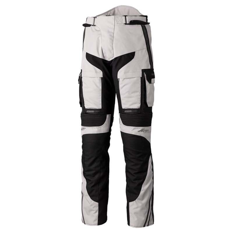 Pantalón textil RST Pro Series Adventure-X CE hombre - Plata / Negro