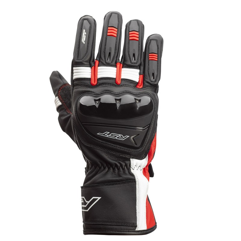Guantes (Hombre) RST PILOT Negro/Rojo/Blanco , Talla 12/2XL