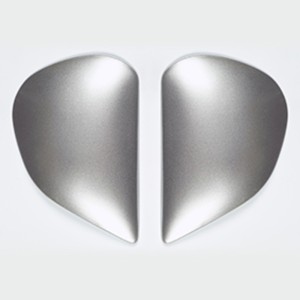 Cubiertas laterales ARAI (Sistema SuperAdSis J), ALUMINIUM Plata (M...