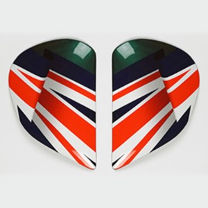 Cubiertas laterales ARAI (Sistema SuperAdSis J), UNION JACK Multico...