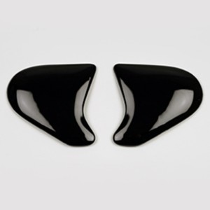 Cubiertas laterales ARAI (Sistema SuperAdSis ZF), Negro (Modelos: S...