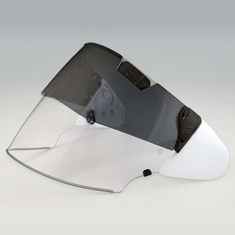 Kit ARAI Pro Shade VAS-Z (Pantalla Transparente+Visor solar), Blanco