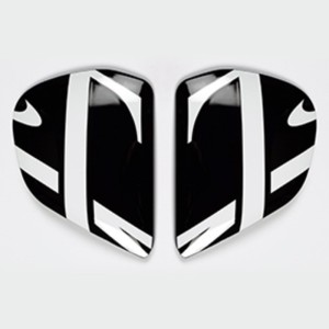 Cubiertas laterales ARAI CLASSIC TT Negro (Compatible sistema VAS-V)