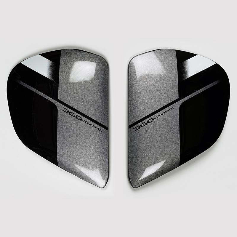 Cubiertas laterales ARAI COMPETITION Negro (Compatible sistema VAS-V)