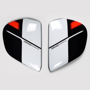 Cubiertas laterales ARAI COMPETITION Rojo (Compatible sistema VAS-V)