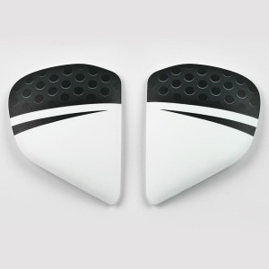 Cubiertas laterales ARAI DYNO Blanco (Compatible sistema VAS-V)