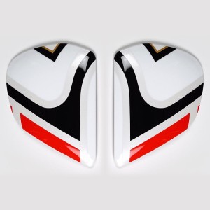 Cubiertas laterales ARAI EDWARDS LEGEND Blanco (Compatible sistema ...