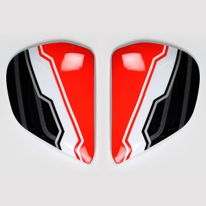 Cubiertas laterales ARAI MAMOLA EDGE Rojo (Compatible sistema VAS-V)