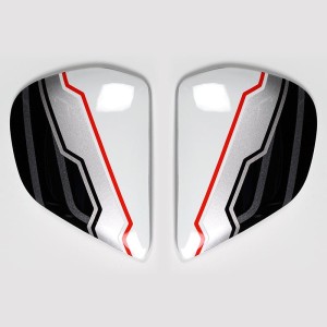 Cubiertas laterales ARAI MAMOLA EDGE Blanco (Compatible sistema VAS-V)