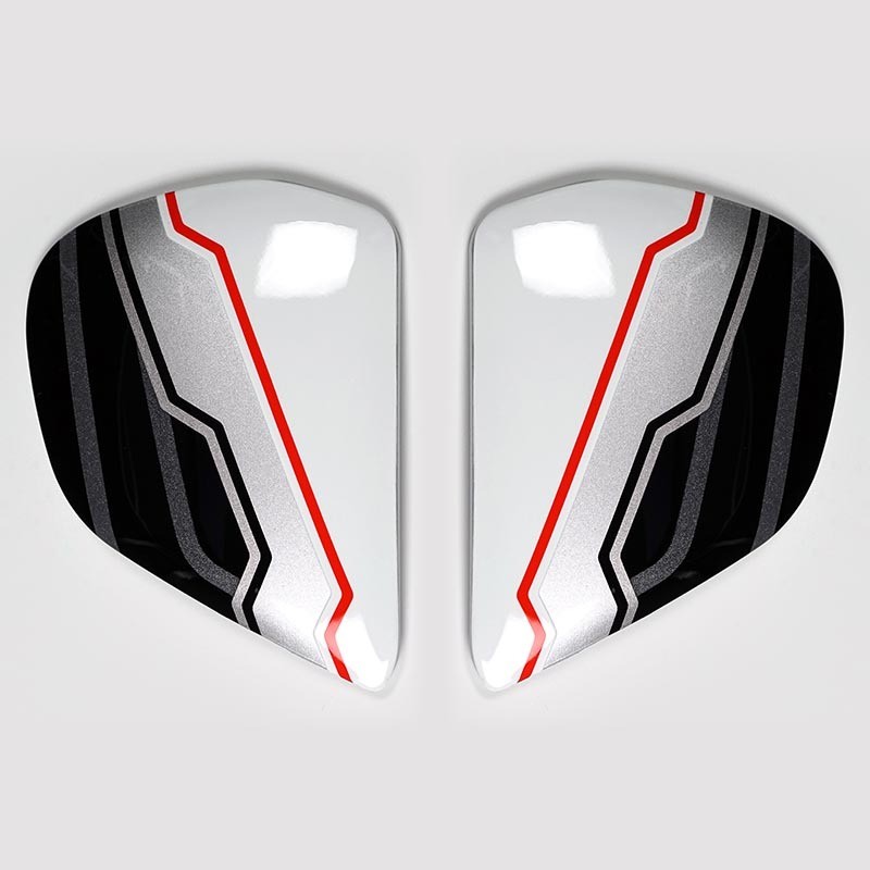 Cubiertas laterales ARAI MAMOLA EDGE Blanco (Compatible sistema VAS-V)