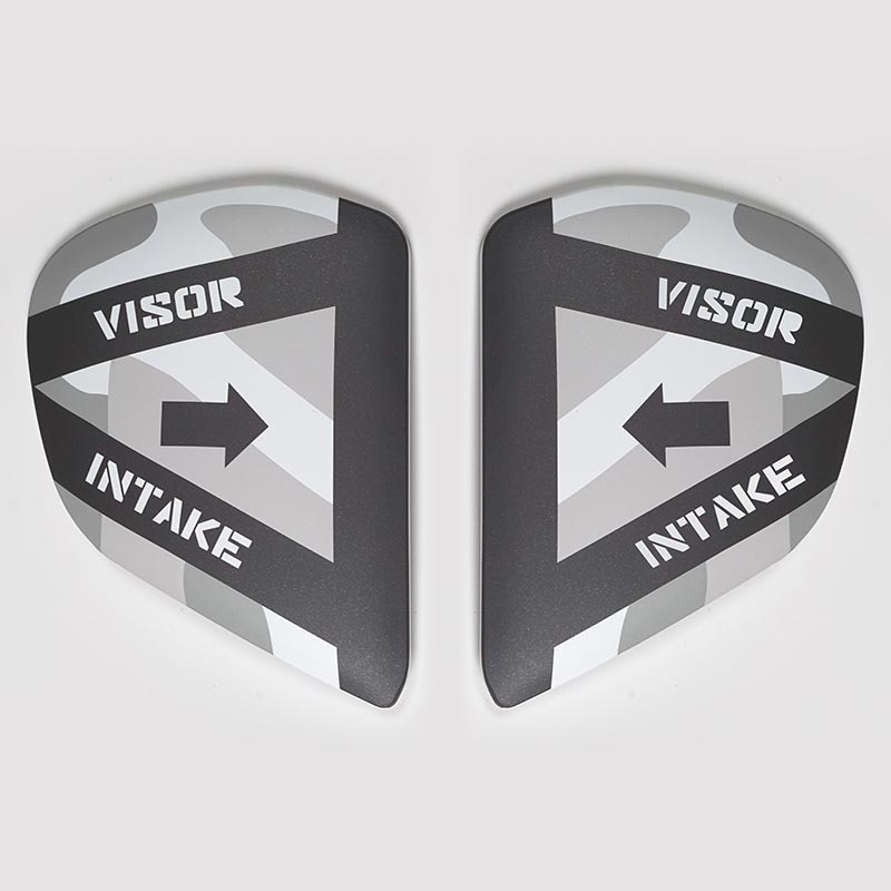 Cubiertas laterales ARAI NAVY Blanco (Compatible sistema VAS-V)