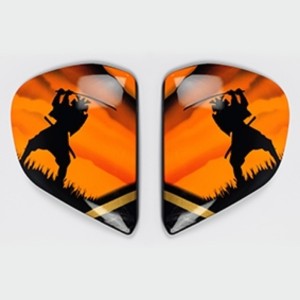 Cubiertas laterales ARAI PEDROSA SPIRIT Oro (Compatible sistema VAS-V)