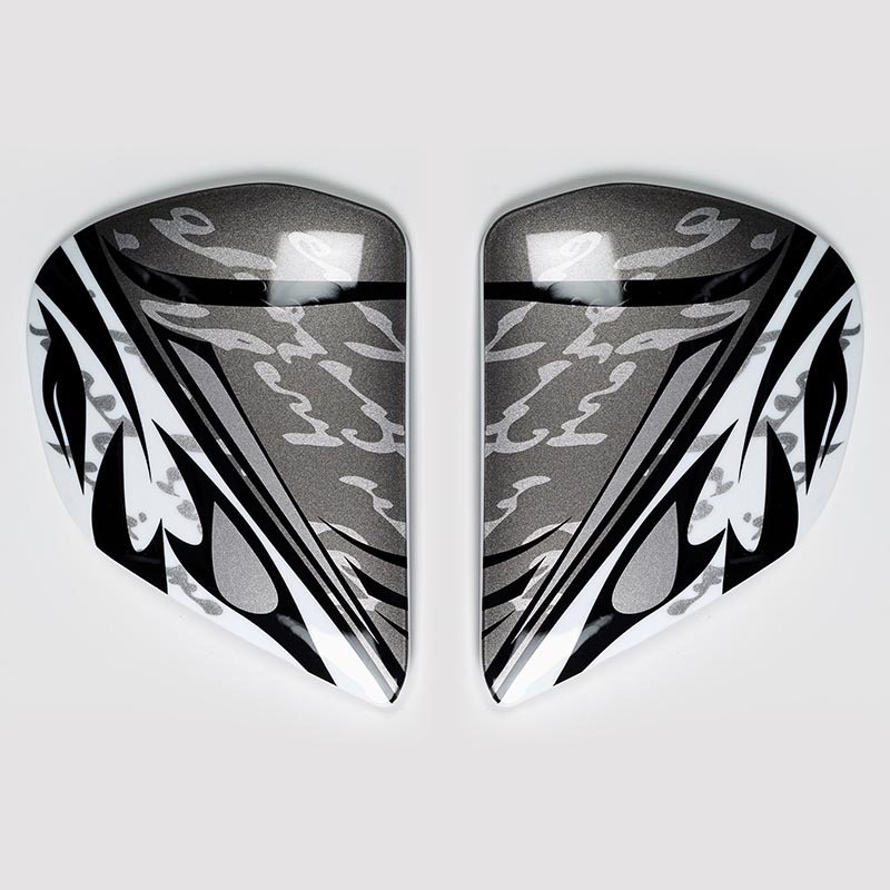 Cubiertas laterales ARAI STYLE Negro (Compatible sistema VAS-V)