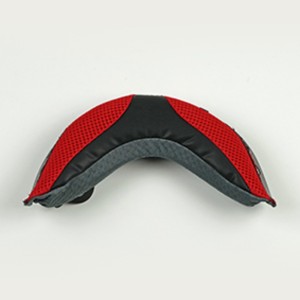 Collarín ARAI (Casco MX-V), Gris/Rojo, Talla M/L