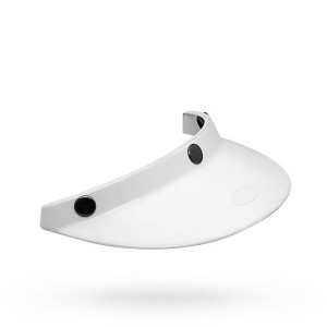 Visera 3 corchetes BELL 510 para Custom 500 - Blanco
