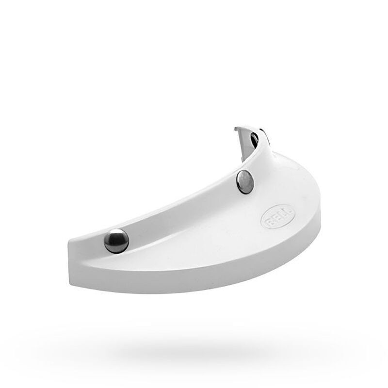 Visera 3 corchetes BELL 520 para Custom 500 - Blanco