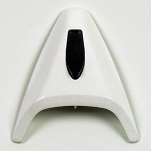 Ventilación frontal Central ARAI (DELTA DUCT-5), Blanco Diamante