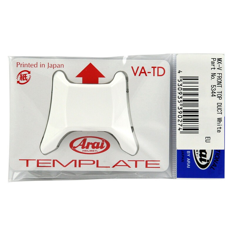 Ventilación frontal ARAI (Casco MX-V), Blanco