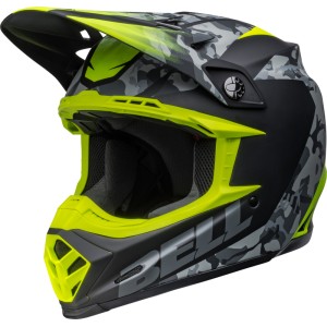 Casco BELL MOTO-9 MIPS VENOM Negro Mate/Amarillo, 60-61 / Talla XL