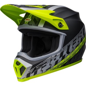 Casco BELL MX-9 Mips Offset - Mate Negro/Amarillo Hi-Viz