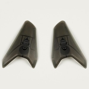 Ventilación frontal ARAI (TDF DUCT-3), Ahumado Mate