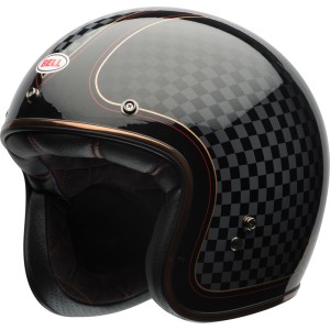 Casco BELL CUSTOM 500 RSD Check It Negro brilante/Oro