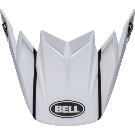 Visera BELL MOTO-9S FLEX SPRINT Blanco/Rojo