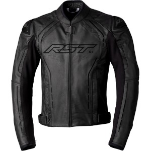 Chaqueta RST S1 cuero hombre - negro