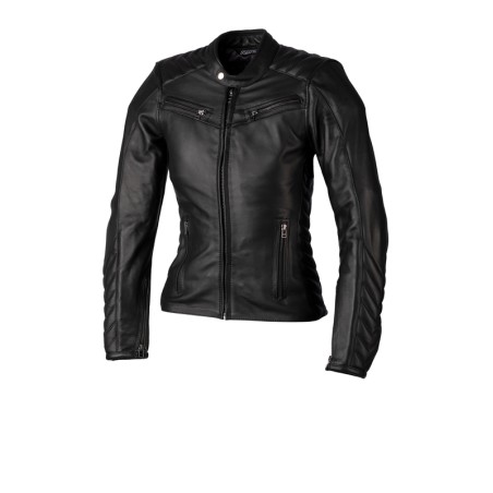 Chaqueta de Piel (Mujer) RST ROADSTER 3 CE Negro, Talla 8/XS