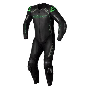 Mono de Piel (Hombre) RST S-1 CE Verde Flúor, Talla EU50/S